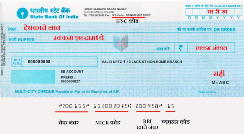  How To Fill Cheque In Marathi How 