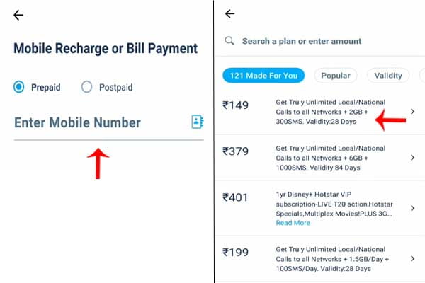 तुम्हाला प्लॅन निवडा, नंतर Pay बटण वर क्लिक करा