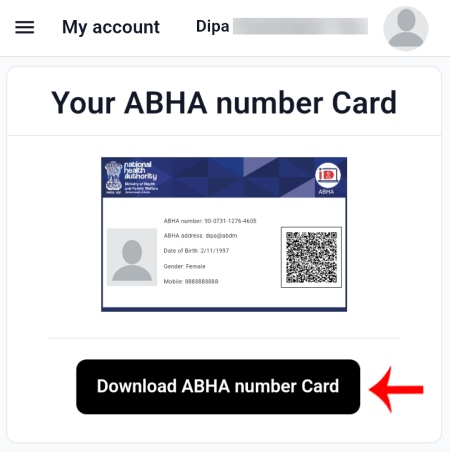 ABHA Health Card Tayar Kase Karayche Step 6