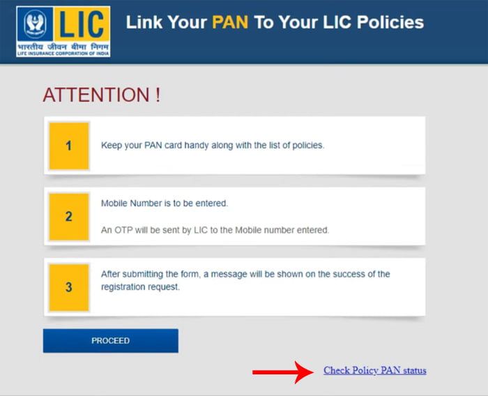 How to Check if my PAN Card is Linked with LIC Policy or not in marathi 1