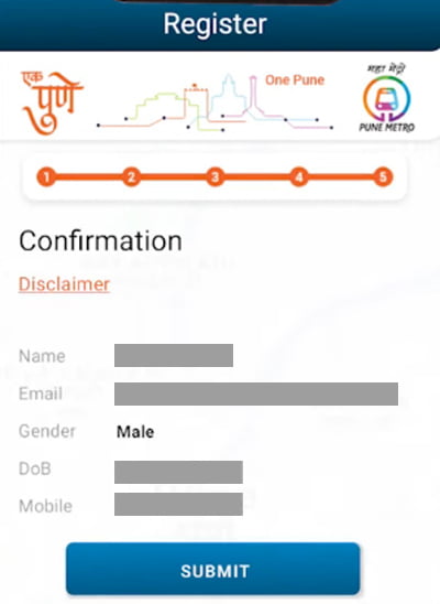 How can I book a Pune Metro ticket online Step 6