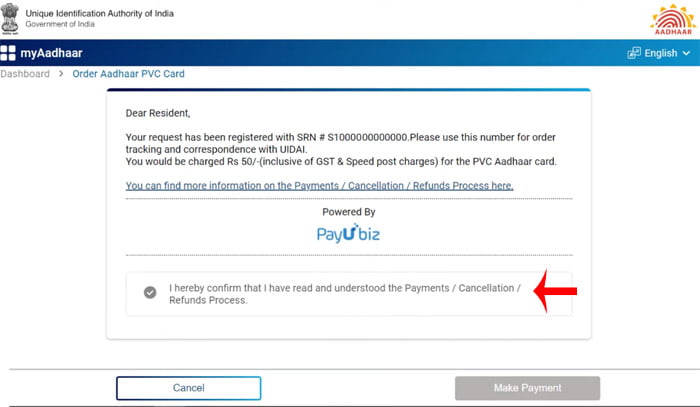 how to order aadhaar pvc card online step (4)