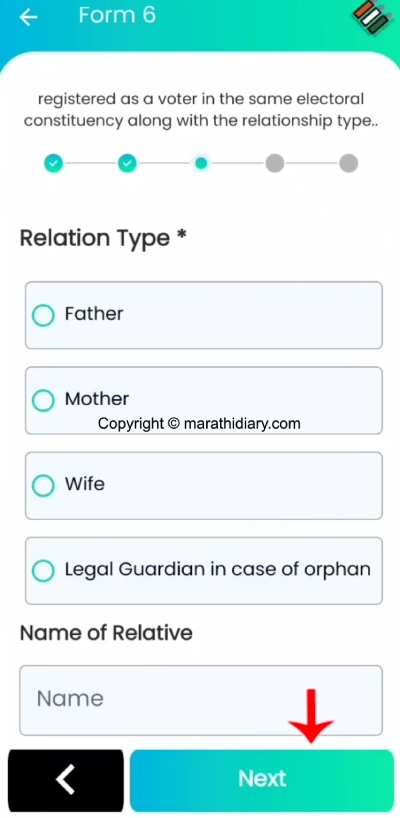 Apply New Voter ID Card on Voter Helpline App Step 15