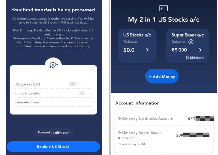 How to Add Money in IndMoney for US Stocks Step 7