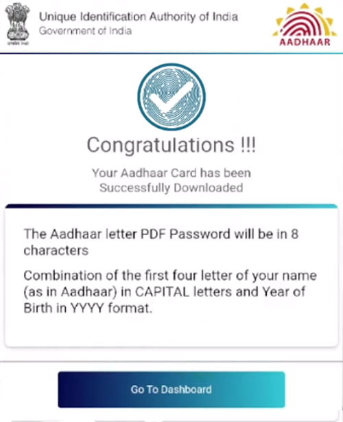 How to Download Masked Aadhar Card Step 7