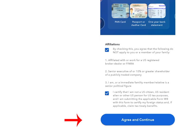 How to Open Account in INDMoney App Step 9