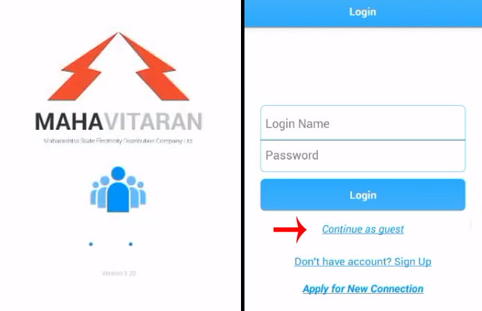 How to check Mahavitaran Electricity bill details Step 2