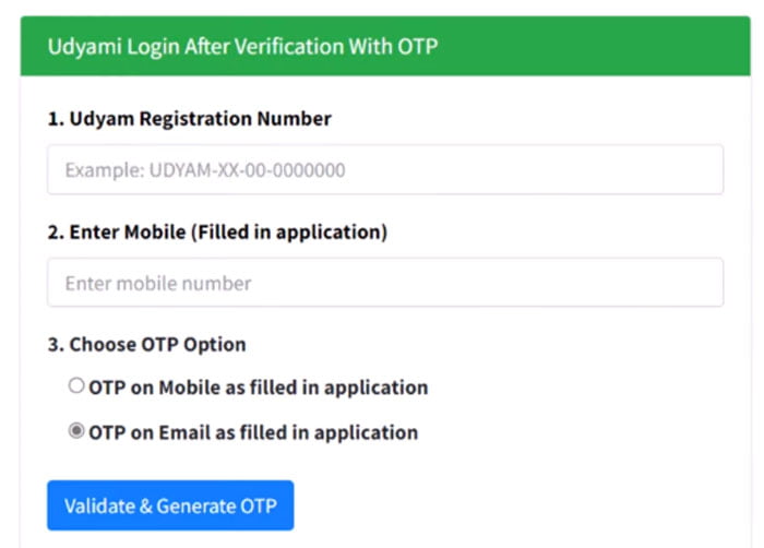 Udyam Aadhar Certificate Download Kase Karayche Step 2