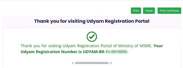 Udyam Aadhar Registration Certificate la Apply Kase Karayche Step 17