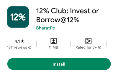 12% Club App Var Account Open Kase Karayche Step 1