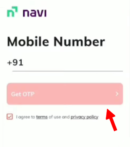 How to apply for Navi loan Step 2