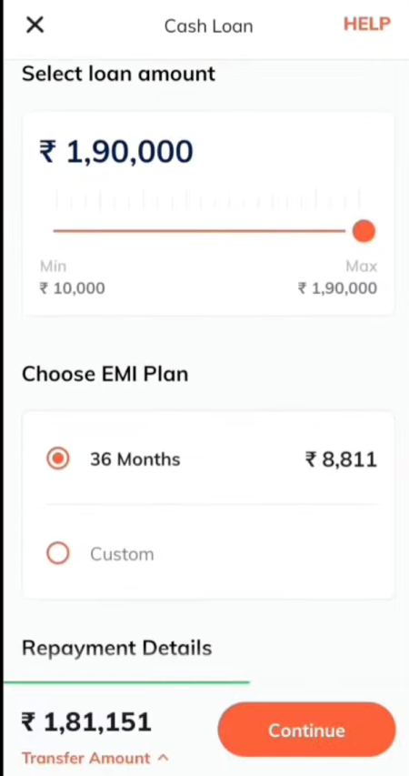 How to apply for Navi loan Step 8