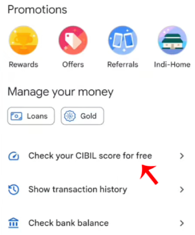 Google Pay Varun CIBIL Score Check Kasa Karaycha Step 2