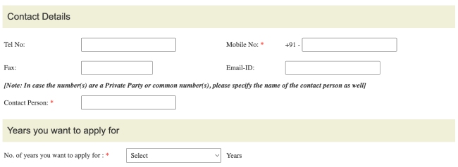 Food Licence Online Registration Marathi Step 8