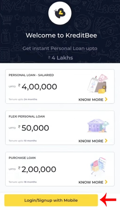 kreditbee Varun Personal Loan Kase Gyayche Step 3