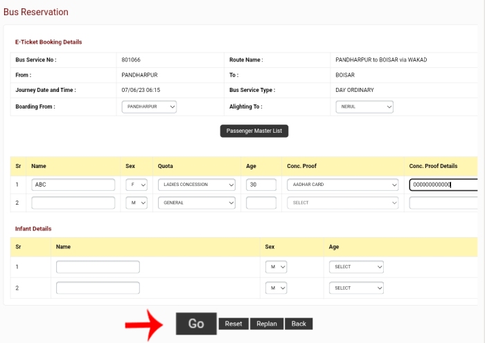 Online Bus Booking Kase Karayche Step 5