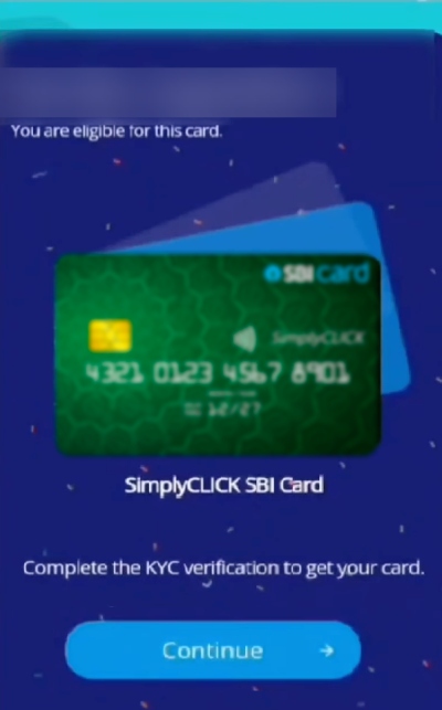 Apply SBI Credit Card Online Step 12