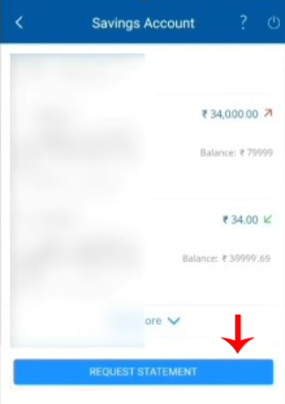 HDFC Mobile Banking Bank Statement Download Step 5