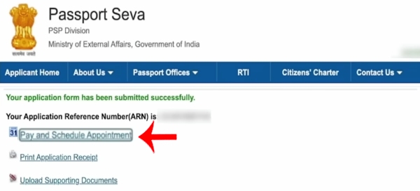 Passport Online Apply Kasa Karaycha Step 15