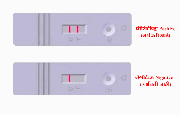 Pregnancy Kit Test Result Reference Image