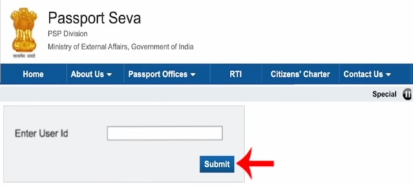 passportindia gov Website Var Registration Kase Karayche Step 5