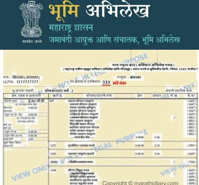 Check Free Satbara Land Records Maharashtra Step 3