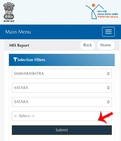 Gharkul Survey List Download Step 3