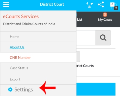 Court Case Mahiti Online Check Step 2