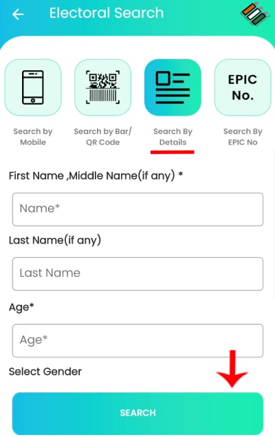 New Voter Card Download Step 8