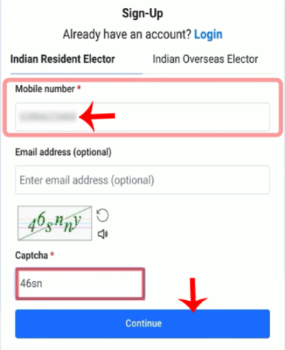nivadnuk ayog website var nondani kashi karavi step 2